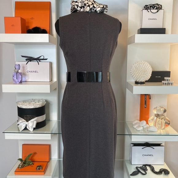💋 Calvin Klein BELTED DRESS NWOT - Picture 7 of 12